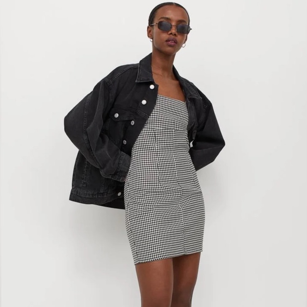 H&M Houndsooth Mini Dress